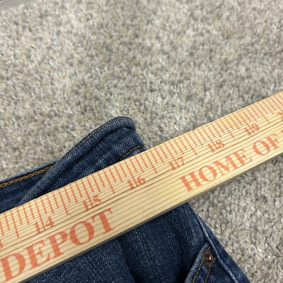 Levis 414 Relaxed Straight Jeans Womens 29 Blue Denim Stretch Waist 31" Inseam - Picture 4 of 10